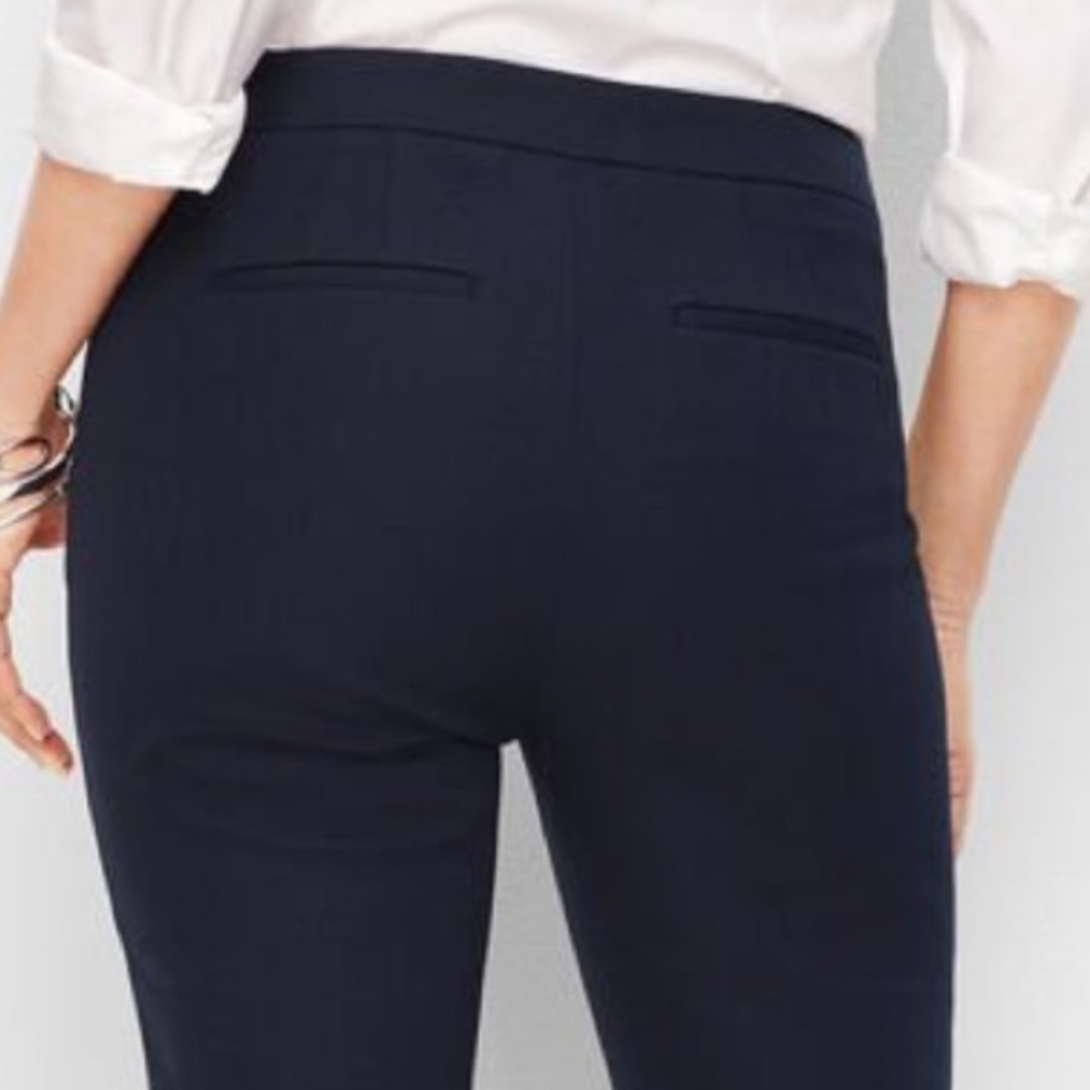 TALBOTS SLIMMING CHATHAM ANKLE PANTS - Picture 4 of 11